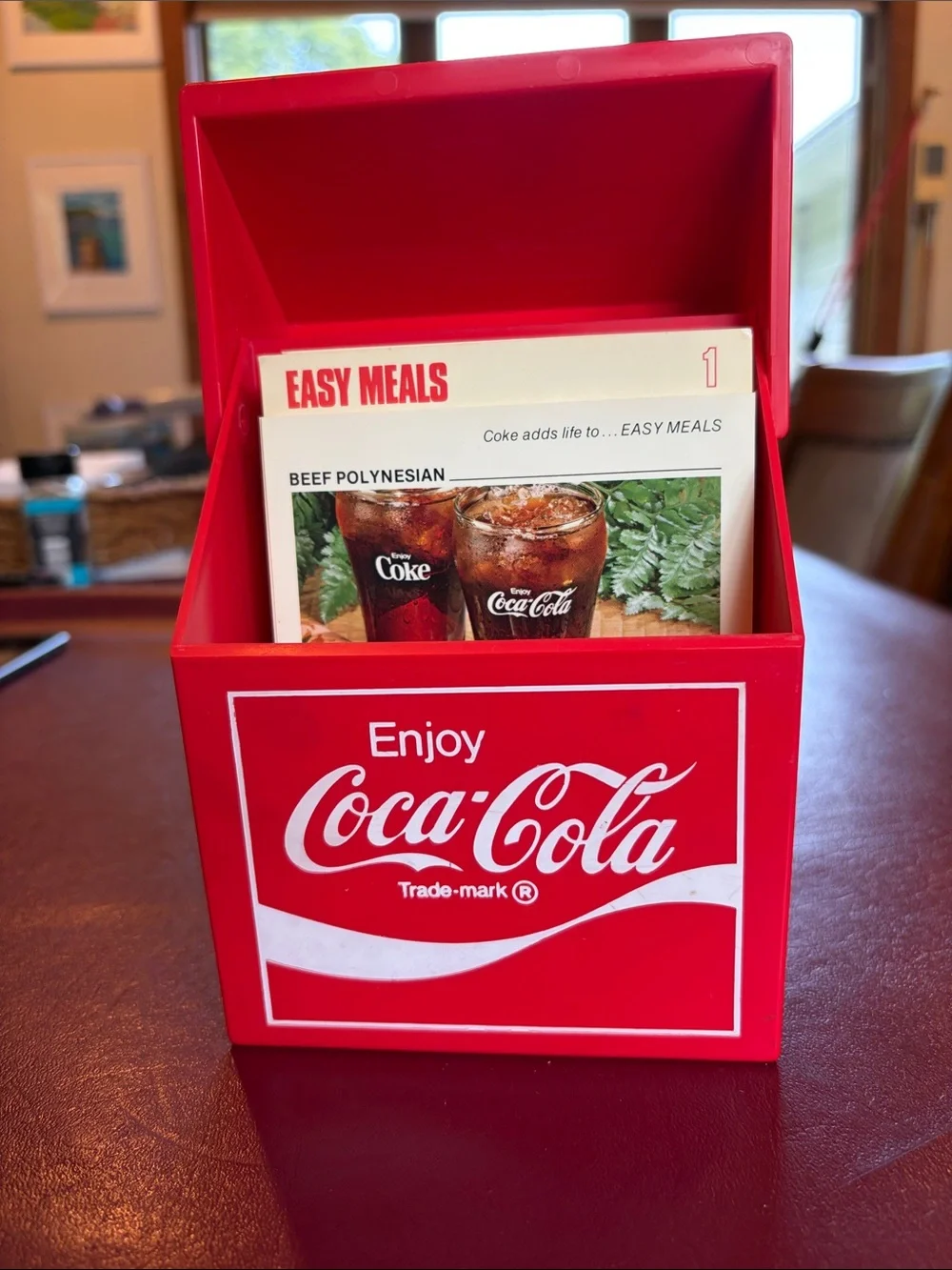 Coca Cola Recipe Box